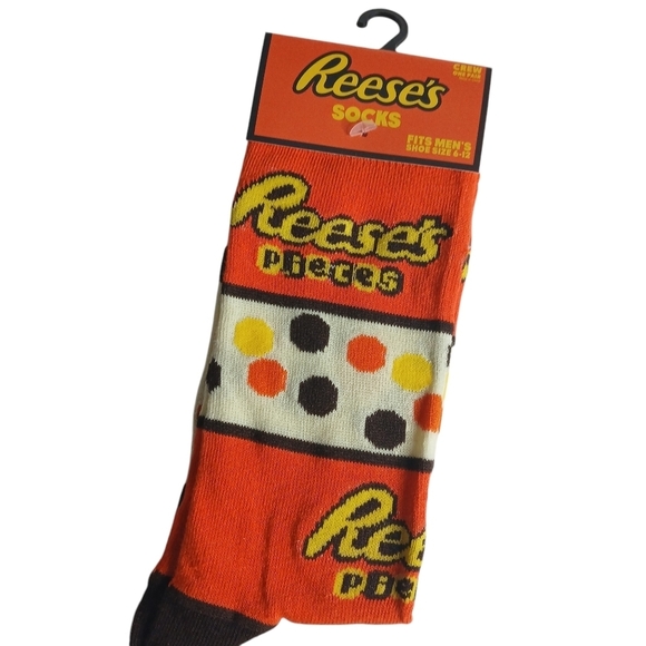 Bundle of 2 Crazy Socks Unisex Peanut Butter Reese's Officially Licensed New Tag - Picture 2 of 7